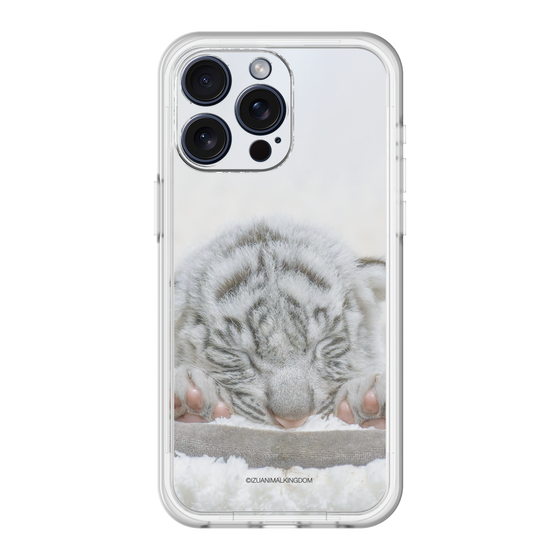 Slim Protection Premium Case［ The Izu Animal Kingdom - White Tiger - Baby Tiger ］