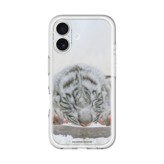 Slim Protection Premium Case［ The Izu Animal Kingdom - White Tiger - Baby Tiger ］