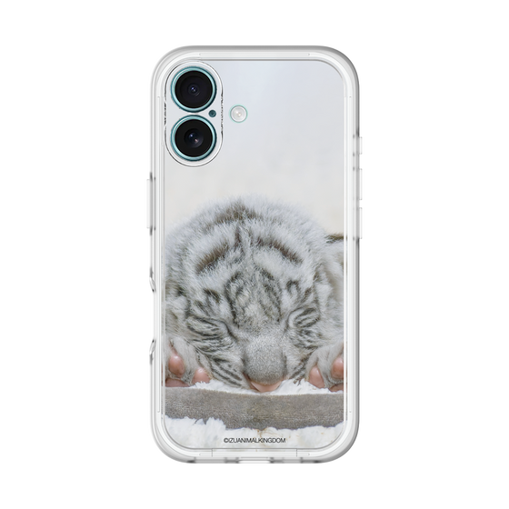 Slim Protection Premium Case［ The Izu Animal Kingdom - White Tiger - Baby Tiger ］