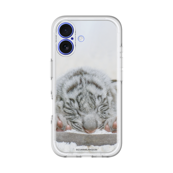 Slim Protection Premium Case［ The Izu Animal Kingdom - White Tiger - Baby Tiger ］