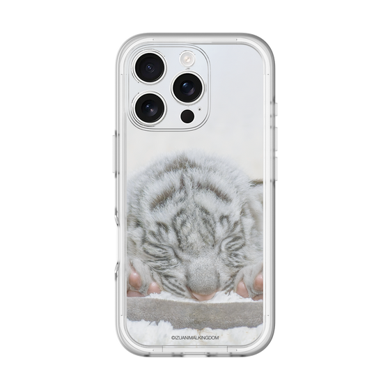 Slim Protection Premium Case［ The Izu Animal Kingdom - White Tiger - Baby Tiger ］