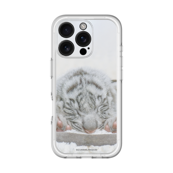 Slim Protection Premium Case［ The Izu Animal Kingdom - White Tiger - Baby Tiger ］