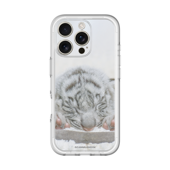 Slim Protection Premium Case［ The Izu Animal Kingdom - White Tiger - Baby Tiger ］