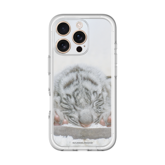 Slim Protection Premium Case［ The Izu Animal Kingdom - White Tiger - Baby Tiger ］