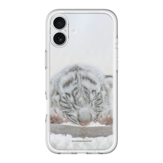 Slim Protection Premium Case［ The Izu Animal Kingdom - White Tiger - Baby Tiger ］
