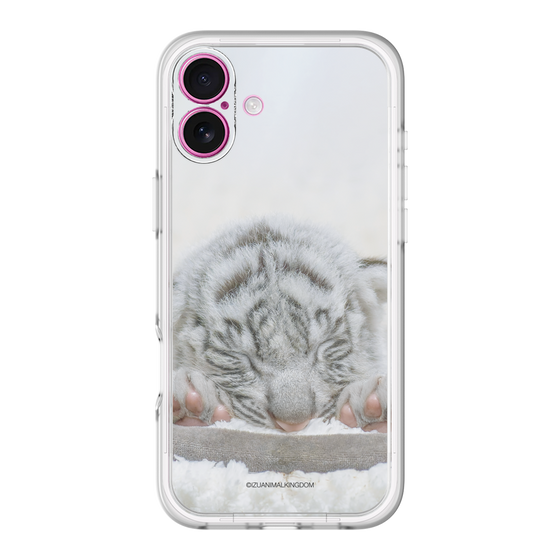 Slim Protection Premium Case［ The Izu Animal Kingdom - White Tiger - Baby Tiger ］
