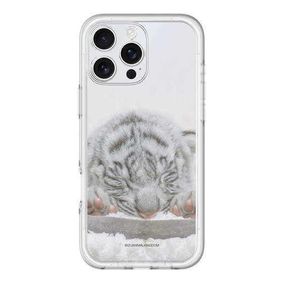 Slim Protection Premium Case［ The Izu Animal Kingdom - White Tiger - Baby Tiger ］