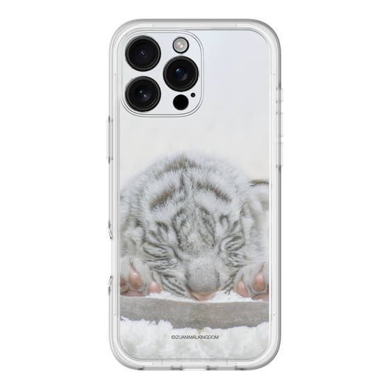 Slim Protection Premium Case［ The Izu Animal Kingdom - White Tiger - Baby Tiger ］