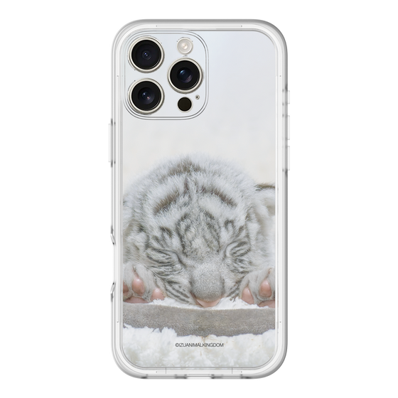 Slim Protection Premium Case［ The Izu Animal Kingdom - White Tiger - Baby Tiger ］