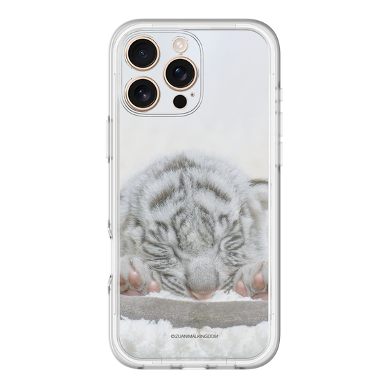 Slim Protection Premium Case［ The Izu Animal Kingdom - White Tiger - Baby Tiger ］