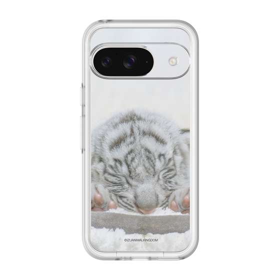 Slim Protection Premium Case［ The Izu Animal Kingdom - White Tiger - Baby Tiger ］