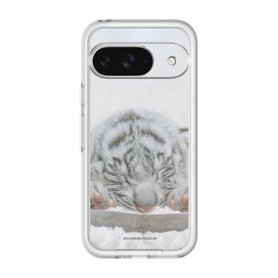 Slim Protection Premium Case［ The Izu Animal Kingdom - White Tiger - Baby Tiger ］