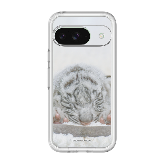 Slim Protection Premium Case［ The Izu Animal Kingdom - White Tiger - Baby Tiger ］
