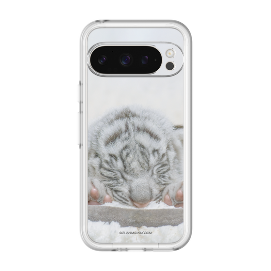Slim Protection Premium Case［ The Izu Animal Kingdom - White Tiger - Baby Tiger ］