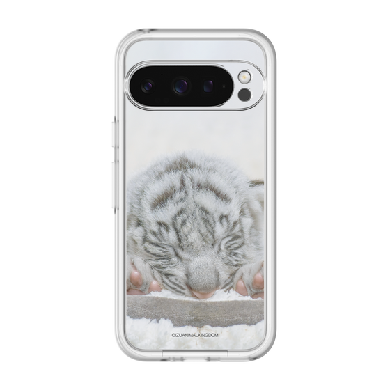 Slim Protection Premium Case［ The Izu Animal Kingdom - White Tiger - Baby Tiger ］