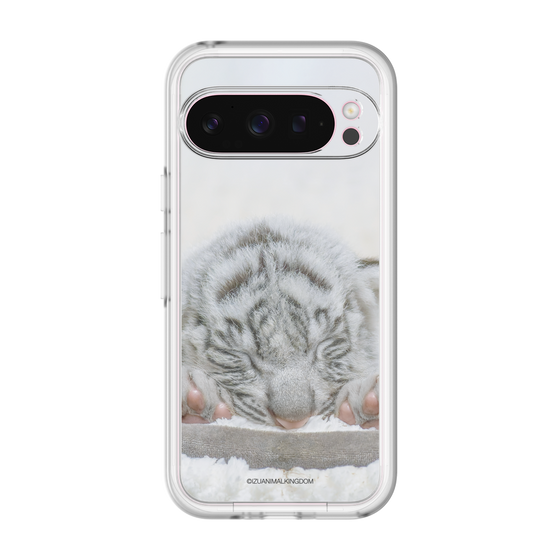 Slim Protection Premium Case［ The Izu Animal Kingdom - White Tiger - Baby Tiger ］