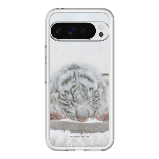 Slim Protection Premium Case［ The Izu Animal Kingdom - White Tiger - Baby Tiger ］