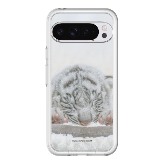 Slim Protection Premium Case［ The Izu Animal Kingdom - White Tiger - Baby Tiger ］