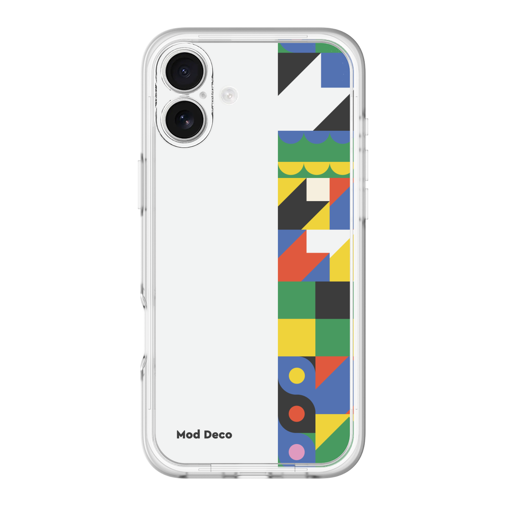 Slim Protection Premium Case for Apple iPhone 16 Plus［ Mod Deco - Original - Geometric pattern/B ］