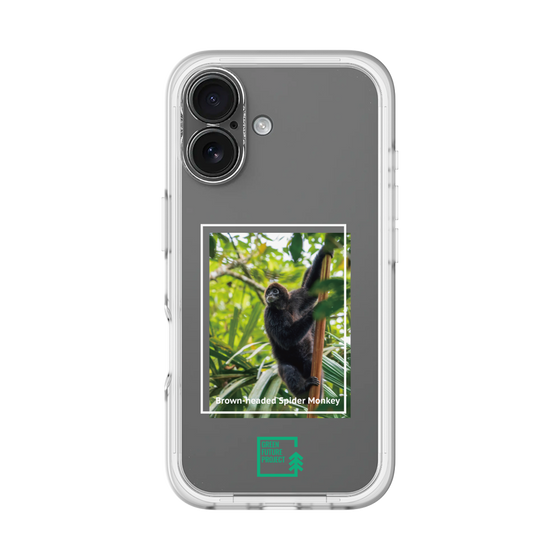 Slim Protection Premium Case［ Green Future Project - Brown-headed Spider Monkey ］