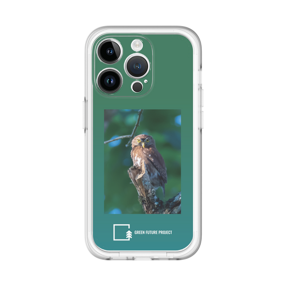 Slim Protection Premium Case［ Green Future Project - Ferruginous Pygmy Owl ］