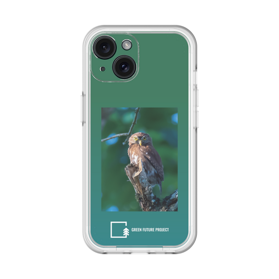 Slim Protection Premium Case［ Green Future Project - Ferruginous Pygmy Owl ］