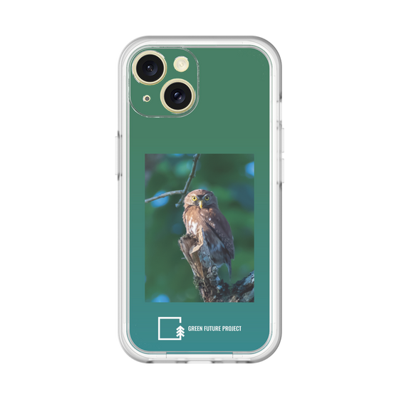 Slim Protection Premium Case［ Green Future Project - Ferruginous Pygmy Owl ］