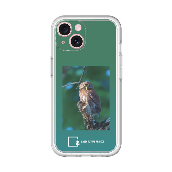 Slim Protection Premium Case［ Green Future Project - Ferruginous Pygmy Owl ］