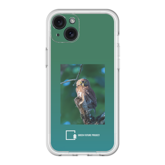 Slim Protection Premium Case［ Green Future Project - Ferruginous Pygmy Owl ］