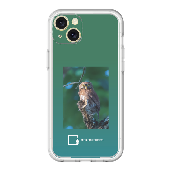 Slim Protection Premium Case［ Green Future Project - Ferruginous Pygmy Owl ］