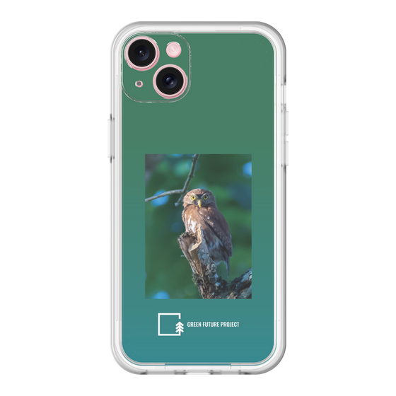 Slim Protection Premium Case［ Green Future Project - Ferruginous Pygmy Owl ］