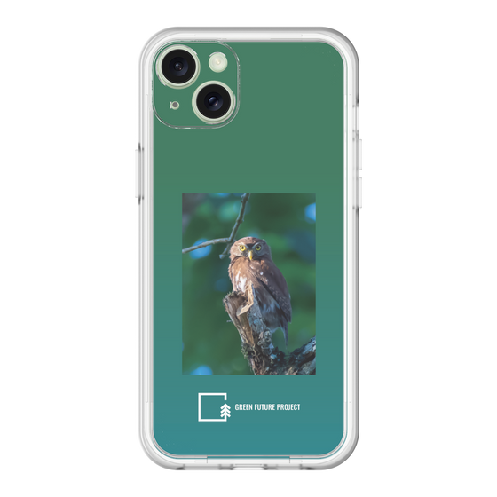 Slim Protection Premium Case［ Green Future Project - Ferruginous Pygmy Owl ］