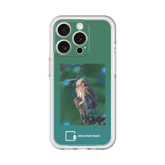 Slim Protection Premium Case［ Green Future Project - Ferruginous Pygmy Owl ］