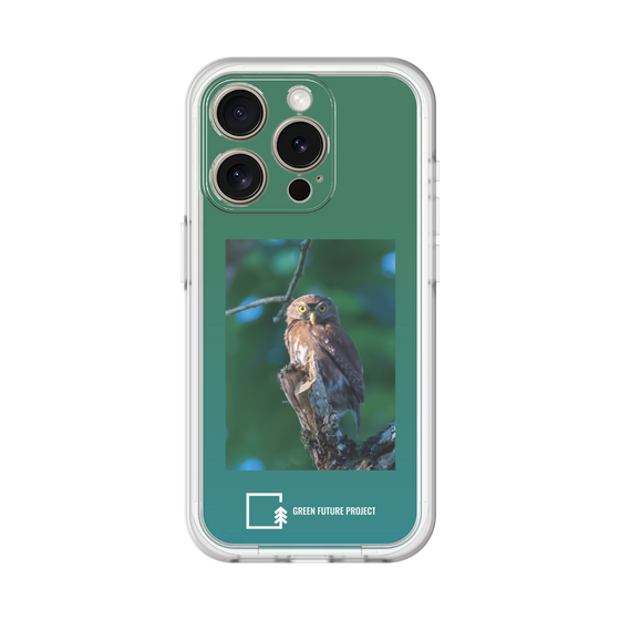 Slim Protection Premium Case［ Green Future Project - Ferruginous Pygmy Owl ］
