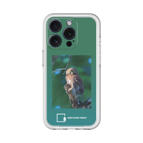 Slim Protection Premium Case［ Green Future Project - Ferruginous Pygmy Owl ］