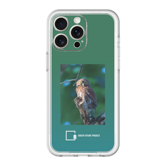 Slim Protection Premium Case［ Green Future Project - Ferruginous Pygmy Owl ］