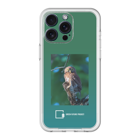 Slim Protection Premium Case［ Green Future Project - Ferruginous Pygmy Owl ］