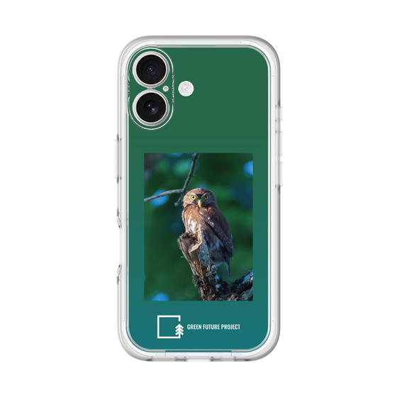 Slim Protection Premium Case［ Green Future Project - Ferruginous Pygmy Owl ］
