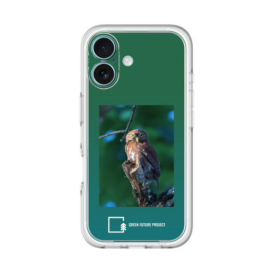 Slim Protection Premium Case［ Green Future Project - Ferruginous Pygmy Owl ］