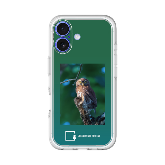 Slim Protection Premium Case［ Green Future Project - Ferruginous Pygmy Owl ］
