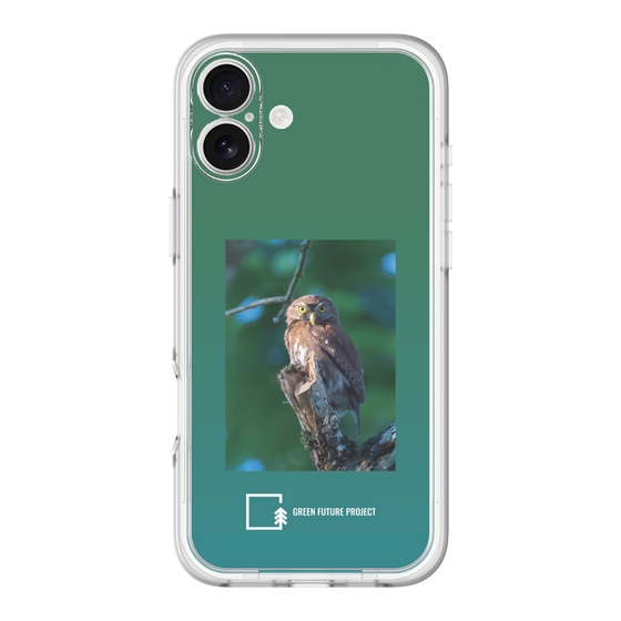 Slim Protection Premium Case［ Green Future Project - Ferruginous Pygmy Owl ］