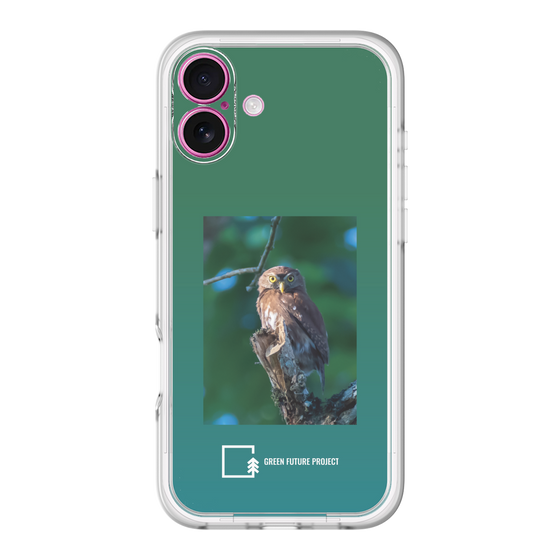 Slim Protection Premium Case［ Green Future Project - Ferruginous Pygmy Owl ］