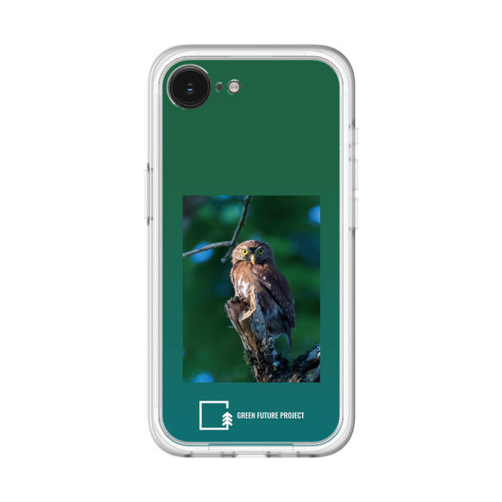 Slim Protection Premium Case［ Green Future Project - Ferruginous Pygmy Owl ］