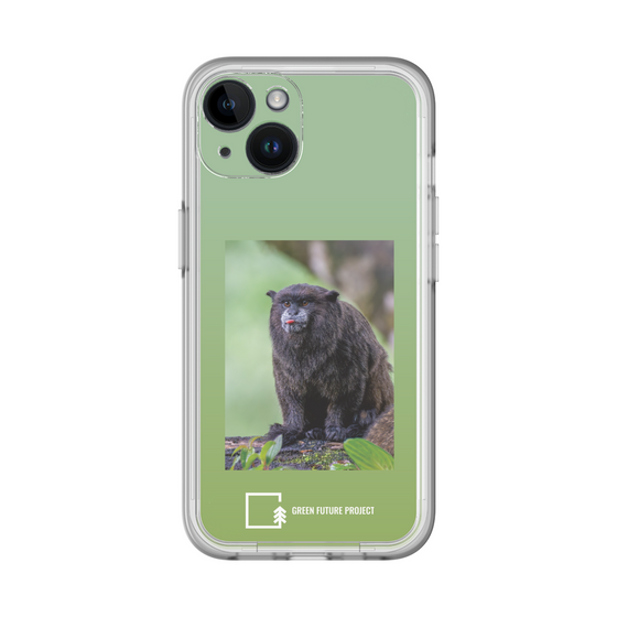 Slim Protection Premium Case［ Green Future Project - Black-mantled Tamarin ］