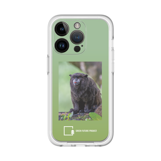 Slim Protection Premium Case［ Green Future Project - Black-mantled Tamarin ］
