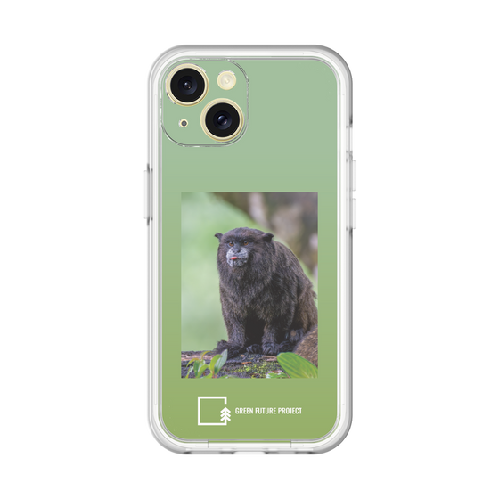 Slim Protection Premium Case［ Green Future Project - Black-mantled Tamarin ］