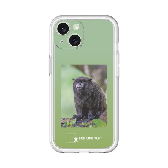 Slim Protection Premium Case［ Green Future Project - Black-mantled Tamarin ］
