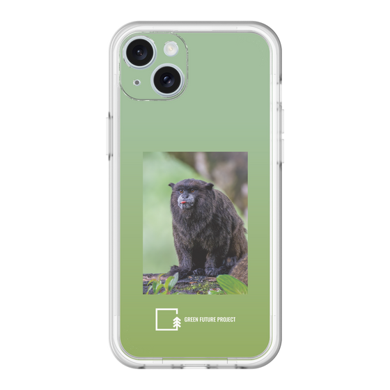 Slim Protection Premium Case［ Green Future Project - Black-mantled Tamarin ］