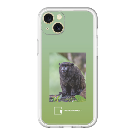 Slim Protection Premium Case［ Green Future Project - Black-mantled Tamarin ］
