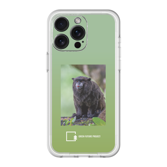 Slim Protection Premium Case［ Green Future Project - Black-mantled Tamarin ］